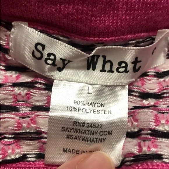 Say what pink skirt suit - Picture 3 of 3